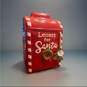Letters For Santa Mailbox by Holly & Joy, Christmas Cookie Jar